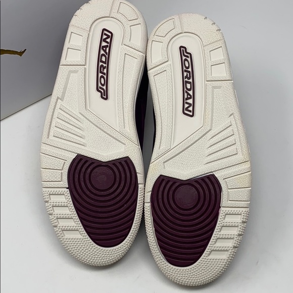 Air Jordan 3 retro SE Bordeaux purple off white - Picture 8 of 8